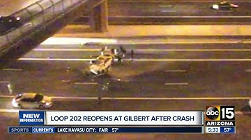 DPS: Deadly crash closes Loop 202 EB at Gilbert Road