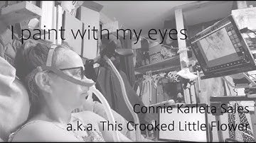 Using Eye Gaze with Rebelle 5, Staying Creative with Neuromyelitis Optica