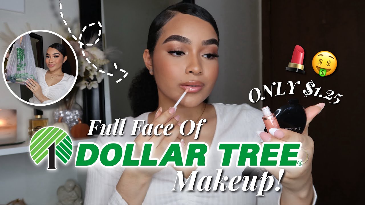 FULL FACE OF DOLLAR TREE MAKEUP 🤑 1.25 MAKEUP YOU NEED TO TRY! YouTube