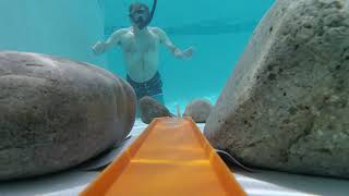 Underwater Hot Wheels Track!