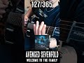 AVENGED SEVENFOLD - Welcome to the Family Guitar Cover 🎸 | Day 127/365 #shorts