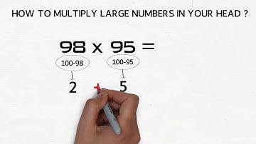 Math Trick: How to multiply large numbers in your head?