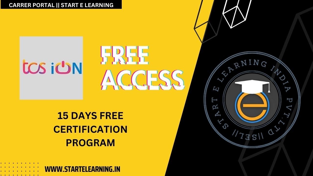 Tcs ion free 15 days certification youtube