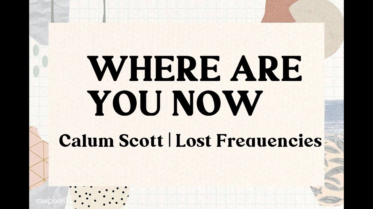 Where Are You Now - Song by Lost Frequencies & Calum Scott - Apple