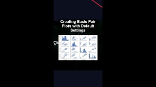 Creating Basic Pair Plots with Default Settings #ai #artificialintelligence #machinelearning