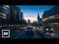 Tokyo Blue Hour Drive 🌙 Shinjuku to Chuo Expressway / 8K 60fps HDR / No Music