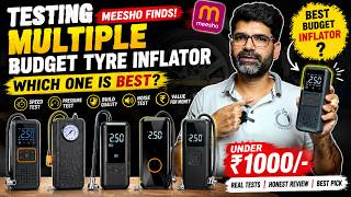 Best Budget Tyre Inflator On Meesho? Tested & Compared | Don't Buy Before Watching!