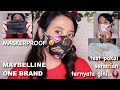 MAYBELLINE ONE BRAND MAKEUP + TEST MASKERPROOF GA ? | BEST PRODUK👍 | Maria Soelisty