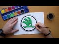 How to draw the Skoda logo (car logos)