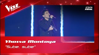 Yhosva Montoya - “Sube, sube” - Final - La Voz Argentina 2022