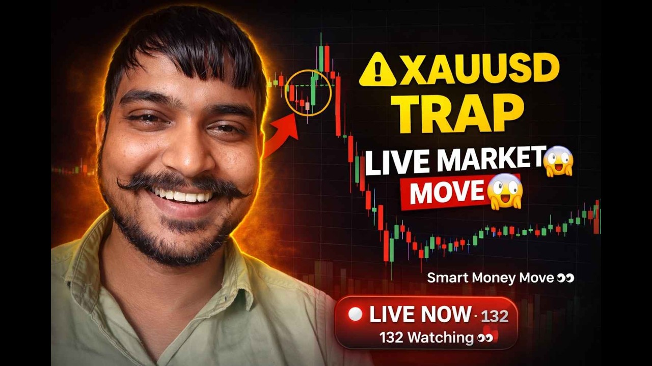 XAUUSD Live Trading 🔴 | Gold Market Structure & Liquidity Traps - YouTube