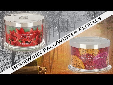 HomeWorx Christmas Lilies and Fall Chrysanthemums Review | Fall 2018 | Holiday 2018