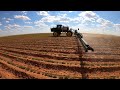 Spraying nut grass and turning on pivots