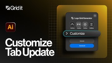How to use Customize Tab -  Logo Grid Generator™
