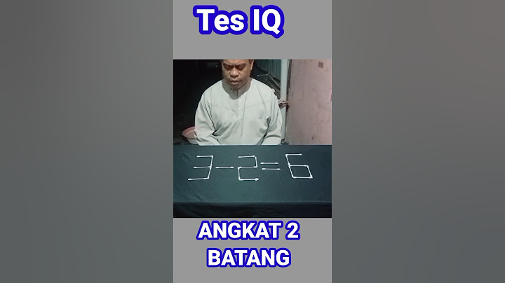 tes iq pindahkan 2 batang untuk mendapatkan jawaban yang sempurna.#shorts  #bukan_sulap