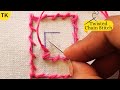 Hand embroidery stitches twisted chain stitch embroidery designs