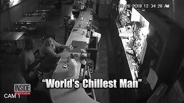 ‘World’s Chillest Man’ Asked Robbery Suspect for a Beer
