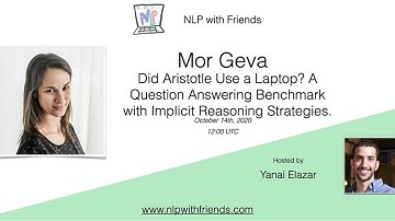 NLP with Friends, Featured Friend: Mor Geva