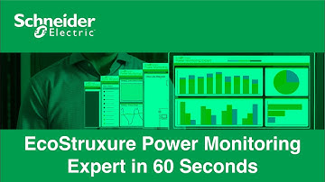 Schneider Electric - EcoStruxure Power Monitoring Expert in 60 Seconds