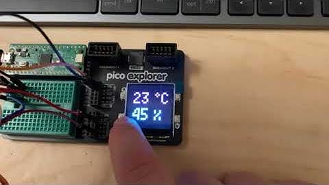 Raspberry Pi Pico DHT11, Pimironi Explorer, and PIR with LCD Output