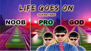 Oliver Tree - Life Goes On - Noob vs Pro vs God (Fortnite Music Blocks) With Map Code!