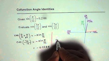 Given Sine Find Cosine Using CoFunction Identity