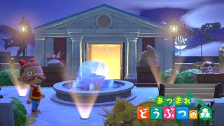 夜に映えるナイトミュージアムを作ってみた#44【あつまれ どうぶつの森】