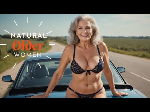 Natural Older Woman Over 60🔥Attractively Dressed and Beauty|| Wearing Bikini Outfit For Beach