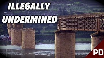 114 jaar oude brug stort zonder waarschuwing in: ramp met Hintze Ribeiro-brug