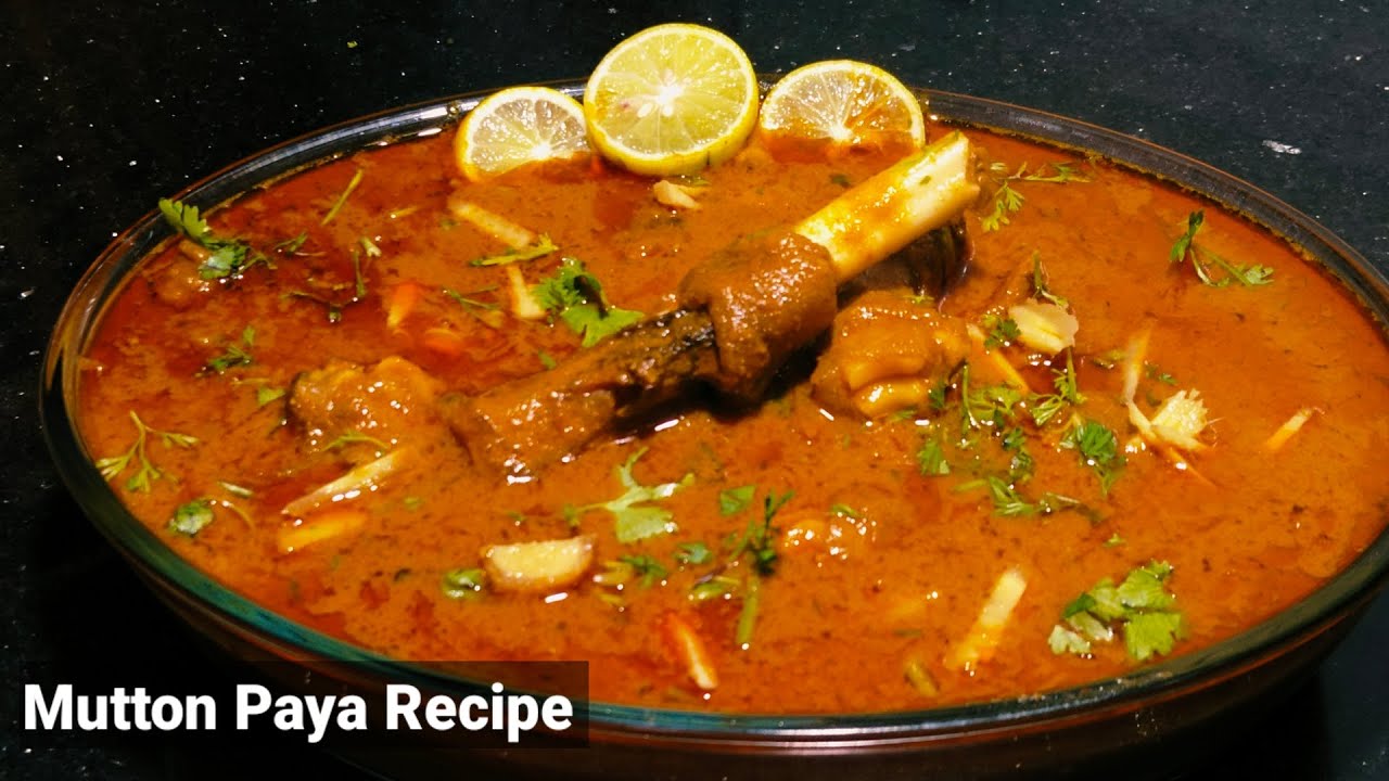 Restaurant-Style Mutton Paya Curry at Home |Winter Special Mutton Paya Curry | Sauda's Kitchen| 