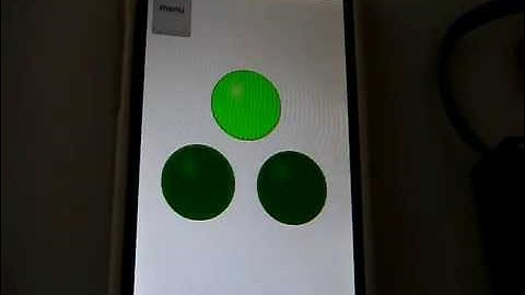 RoboRemo blink 3 virtual LEDs