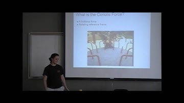 Nancy Lecture - The Coriolis Effect Part 1