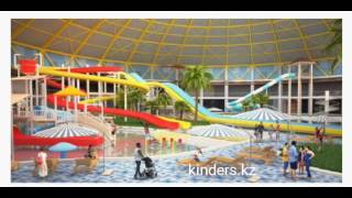 Как будут выглядеть колесо обозрения и аквапарк в Астане