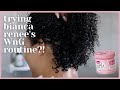 trying BIANCA RENEE'S wash and go routine on my short natural hair! | wash and go styling