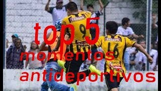 Top 5 momentos antideportivos e irrespetuosos en el fútbol argentino
