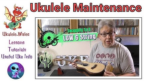 Fit Low G String On Ukulele - How To Swap High G To Low G