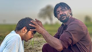BENGALI BABA SATISFIED & RELAXING HEAD MASSAGE | ASMR LOUD CRACKS & OILY MASSAGE 