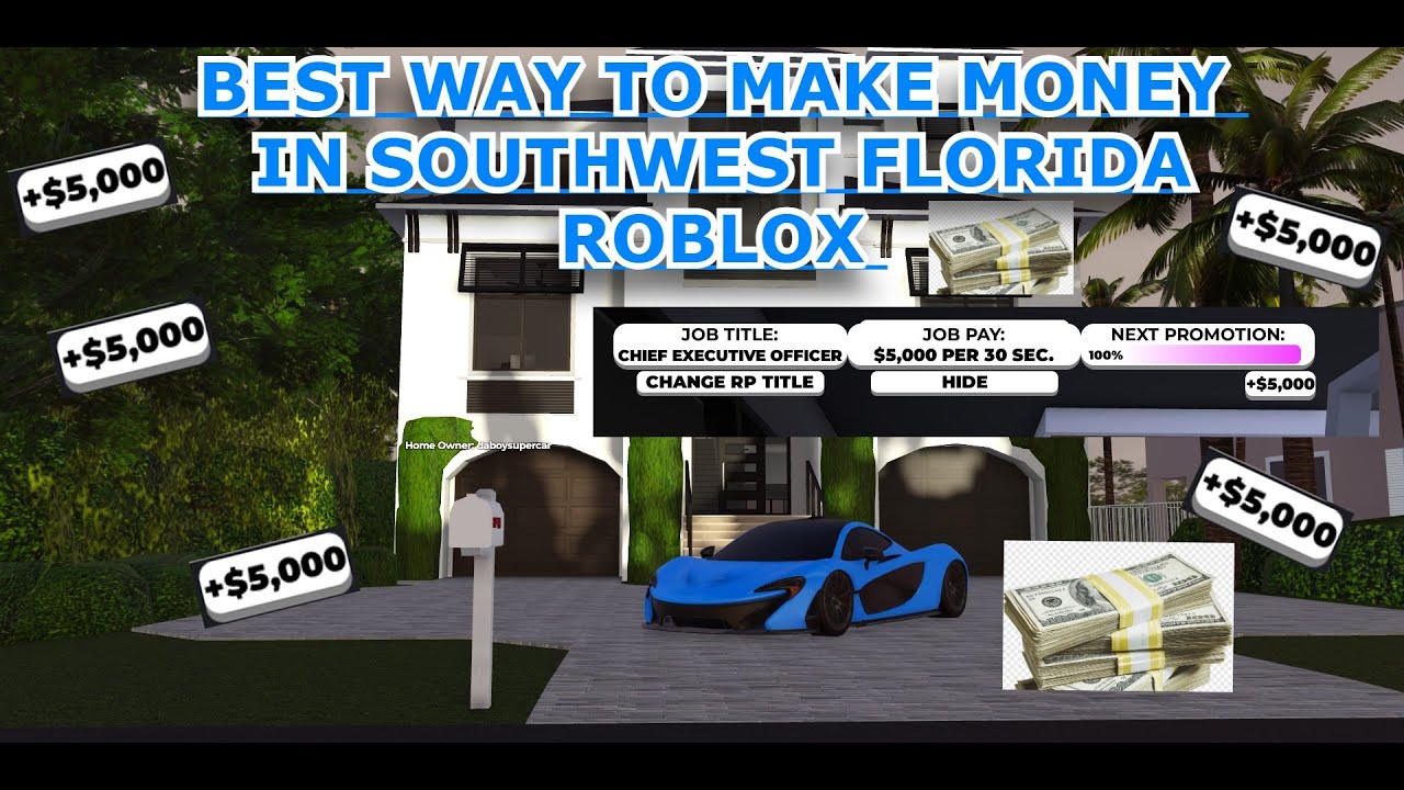 the best way to make 💵money💵 in southwest Florida🌴 {Roblox} - YouTube