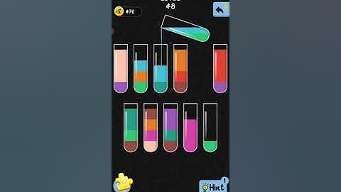 Water Color Sort Level 48 Walkthrough