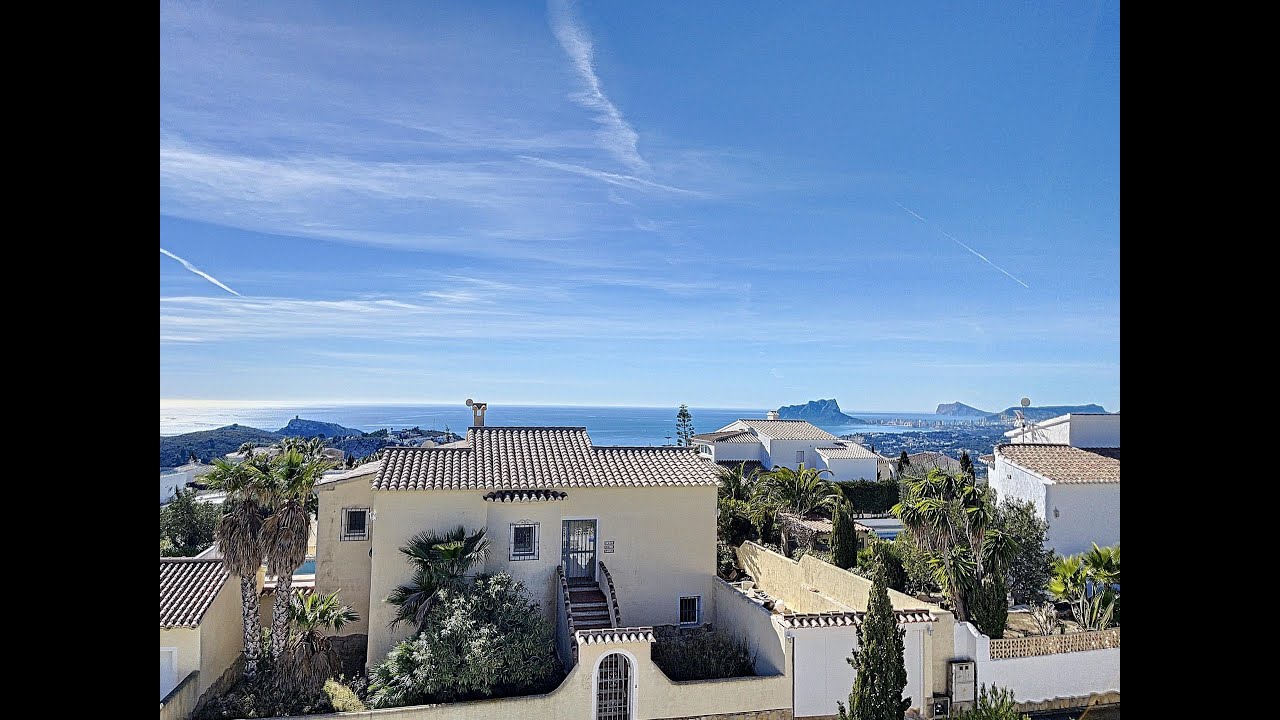 Villa with Sea Views, Kalmias, Cumbre del Sol, Benitachell, Costa Blanca, Spain.