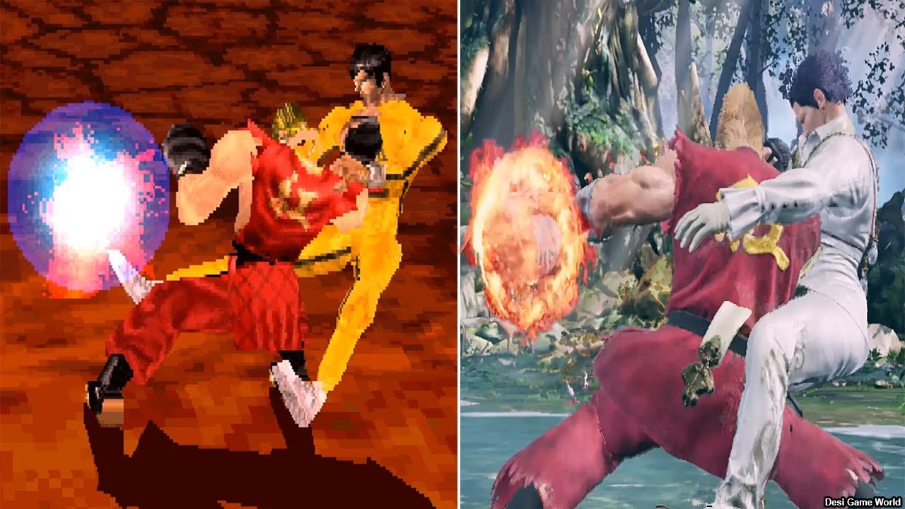 Tekken - Пол, Push Away Evolution 1994 - 2026