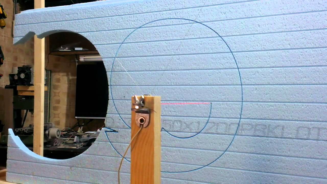 CNC wire cutter G02 & G03 Test YouTube