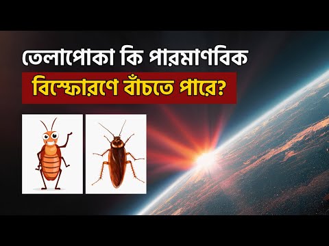 তেলাপোকা কি পারমাণবিক বিস্ফোরণে বাঁচতে পারে? Can cockroaches survive a nuclear explosion?