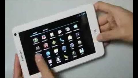 Teclast P76ti android 2.3 Tablet PC can be Upgraded to Android 4.0 Operation System Testing