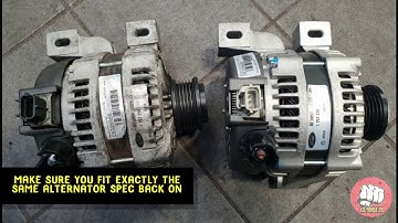 Alternator / generator Ford Focus ST 2.5 / Volvo - how to replace