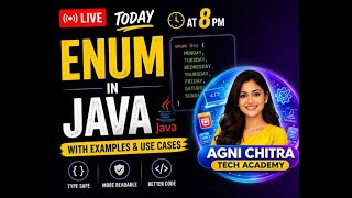Enum in Java Explained 🔥 | Live Coding with Examples | Java Interview Questions | Today 8 PM