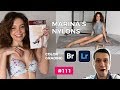 Marina's Japanese Pantyhose - Adobe Lightroom Retouch #111 - Art Nylon Magazine