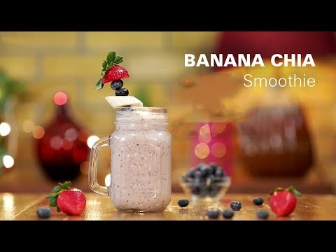 Banana Chia Smoothie recipe by Chef Kunal Kapur | Hamilton Beach Professional