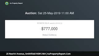 25 Neerini Avenue, Smithfield NSW 2164 | AuPropertyReport.Com