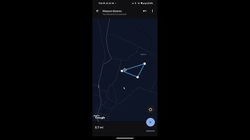 How to Measure Distance between 2 Points in Google Maps Mobile App?